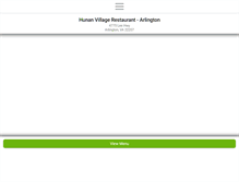 Tablet Screenshot of hunanvillagerestaurant.com